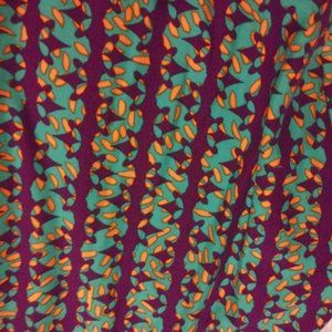 NWT Lularoe TC Leggings Purple & Cyan Squiggle